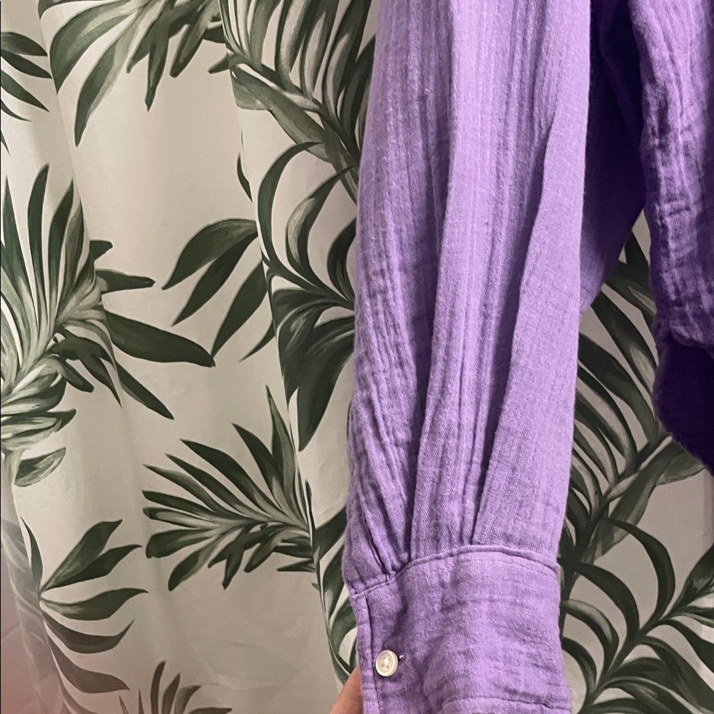 GAP Purple Crew Neck Top - Picture 4 of 6